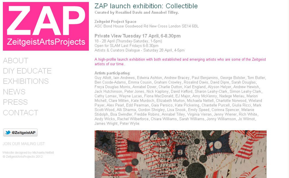ZAP projects website