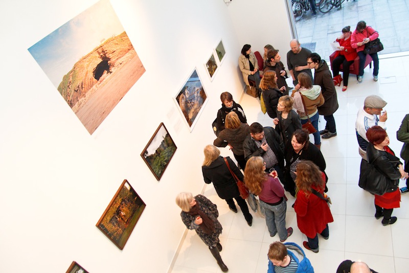 People at private view