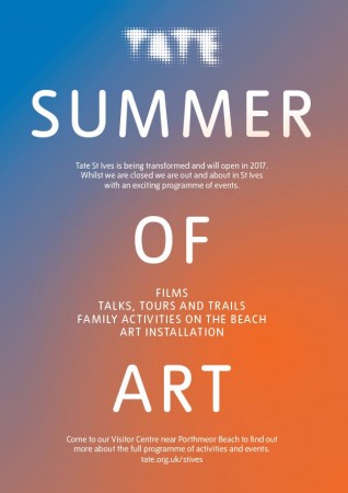 Tate flyer for Summer Programme